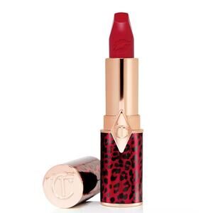NWT Charlotte Tilbury Hot Lips Refillable Lipstick Patsy Red 3.5 g